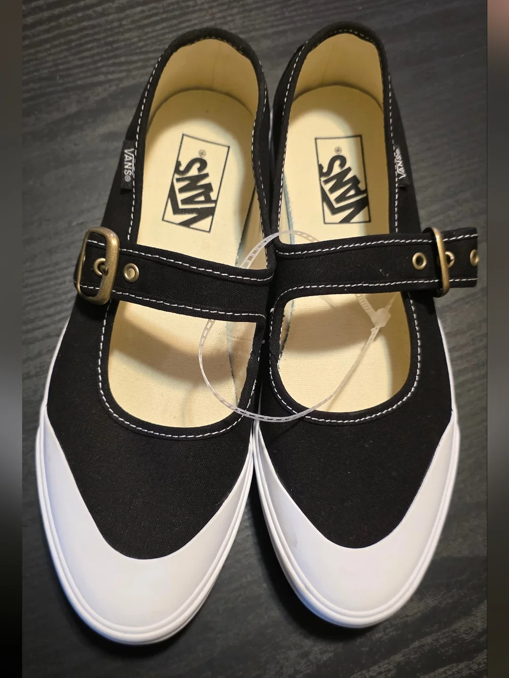 Vans Mary Jane Black Canvas Sneakers - Picture 2 of 7